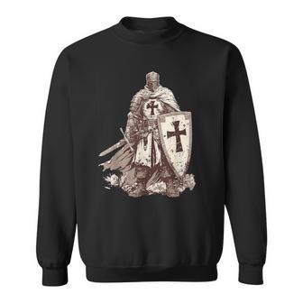 Hospitaller Knight Crusader Templar Medieval Sweatshirt - Thegiftio UK
