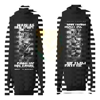 Human By Chance Furry By Choice Werewolf Wolf Meme Sweatshirt - Thegiftio