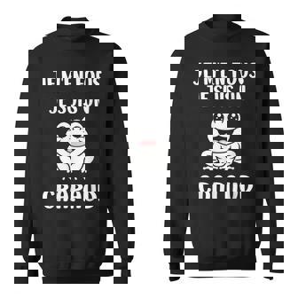 Humour Crapauds Animaux Je M'en Fous Jeuis Un Crapaud Sweater e - Cadeauxyz