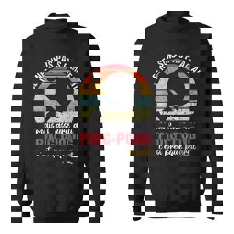 Humour Ping-Pong Cadeau Joueur Tennis De Tableintage Sweater e - Cadeauxyz