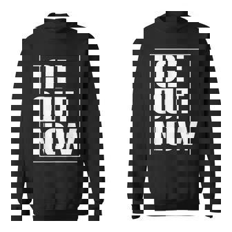 Ice Out Now Abolish-Ice Sweatshirt - Monsterry