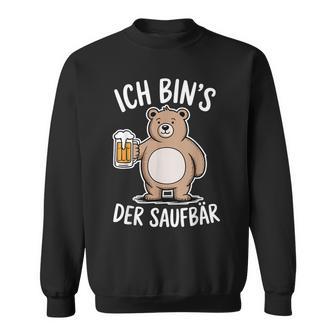 Ich Bins Deraufbäraufen Bier Alkohol Party Sweatshirt - Geschenkecke