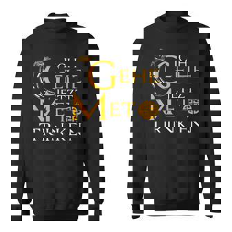 Ich Gehe Jetzt Met Trinken Nordische Mythologie Wikinger Sweatshirt - Seseable