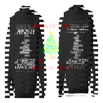 I Identify As A Christmas Tree Lit On The Outside The Inside Sweatshirt | Seseable CA