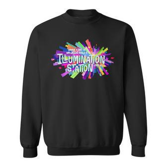 Illumination Station Shining A Light On Who Jesus Really Is Sweatshirt - Monsterry
