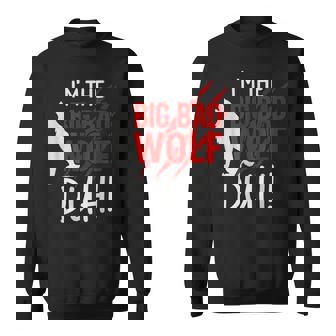 I'm The Bad Wolf Duh Costume For Diy Halloween Party Wolf Sweatshirt | Mazezy