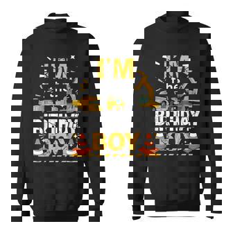 I'm The Birthday Boy Construction Theme Matching Sweatshirt | Seseable FR