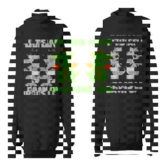 I'm This Many Dragons Old 2Nd Birthday 2 Years Old Bday Sweatshirt - Thegiftio