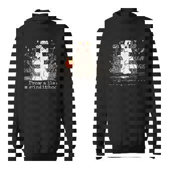 I'm Growing A Little Boo Halloween Pregnancy Announcement Sweatshirt - Thegiftio