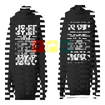 I'm Just Here For The Hookups Camp Rv Camper Camping Sweatshirt - Thegiftio