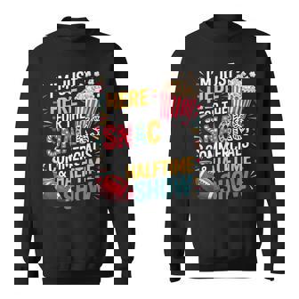 I'm Here For Snacks Commercials And Halftime Football Sweatshirt | Seseable UK