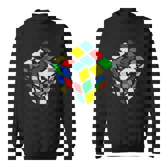 Impossible Rubik Rubix キューブポケット レトロ ゲームボーイ スウェットシャツ - Kawaiitshirt