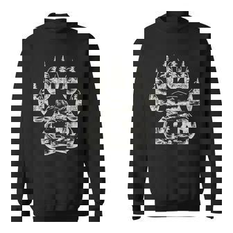 Indian Pride Native American Tribe Alaska Grizzly Bear Claw Sweatshirt | Seseable CA