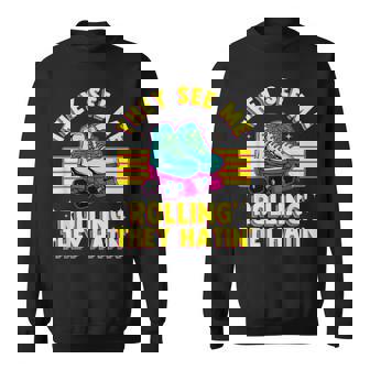 Inline-Skates Rollerskating Roller Nordic Blading 70s 80s Sweatshirt Unisex | Mazezy