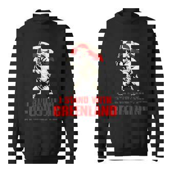 Itand With Groenland Flag Bear Kalaallit Greenlanders Sweater e - Cadeauxyz