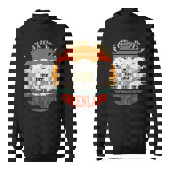 Itand With Groenland Flag Bear Kalaallit Groenland Sweater e - Cadeauxyz