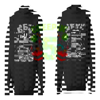 It's My 5Th Birthday Boy Gamer Creepin’ Into 5 Gamer Pixel Sweatshirt | Seseable UK