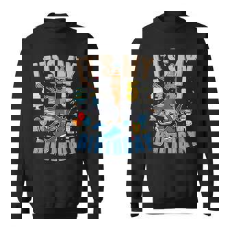 It's My 5Th Birthday Tung Tung Tung Sahur Tralalero Tralala Sweatshirt - Thegiftio