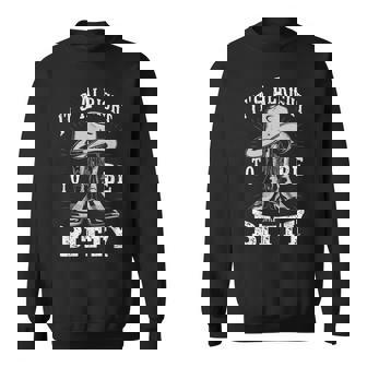 It's Alright To Be Little Bitty Retro Country Music Toddler Sweatshirt - Thegiftio