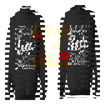 It's My King's 60Th Birthday Gold Crown For 60 Years Old Man Sweatshirt - Thegiftio