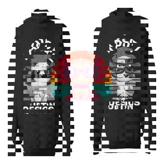 J'ai Des Questionsur Axolotl Pour Enfants Drôle Mignon Rétrointage Sweater e - Cadeauxyz