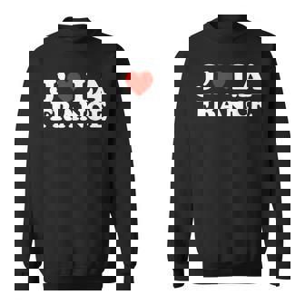 J'aime La France Français & Touriste & Fan Équipe De France Sweater e - Cadeauxyz