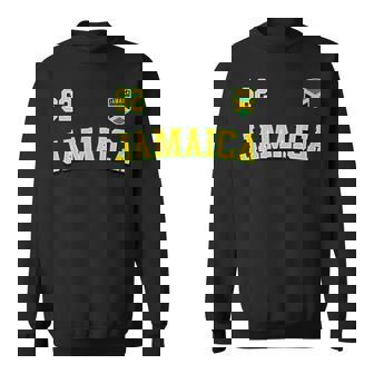 Jamaica 62 2024 年独立記念日ジャマイカ国旗ジャージ 長袖tシャツ スウェットシャツ - Kawaiitshirt