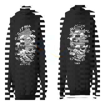 Japan Great Waveoff 神奈川 北斎 日本土産 スウェットシャツ - Kawaiitshirt