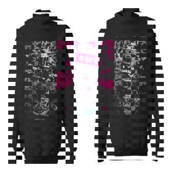 Japanese Streetwear Robot Cyberpunk Y2k Techwear Manga Anime Sweatshirt - Monsterry