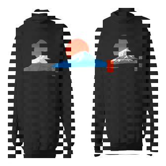 Japon Montagne Fuji Avec Lever Deoleil Japon Paysage Sweater e - Cadeauxyz
