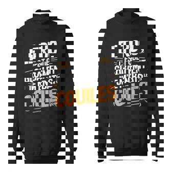 Je M'en Bats Les Couilles Humour Present Amusant Sweater e - Cadeauxyz