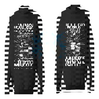 Je M'en Fous Jeuis Une Mouffette Mouffette Mignonne Sweater e - Cadeauxyz