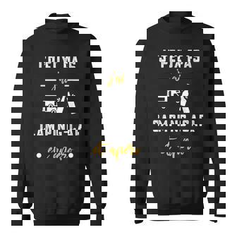 Je Peux Pas J'ai Camping Car Et Apéro Humour Camping Car Sweater e - Cadeauxyz