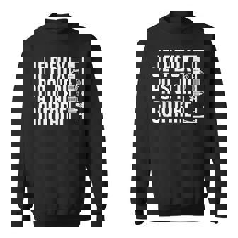 Je Peux Pas J'ai Guitare Drôle Guitariste Musicien Sweater e - Cadeauxyz