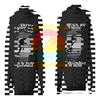 Je Peux Pas J'ai Les Boules Humoristique Pétanqueintage Sweater e - Cadeauxyz