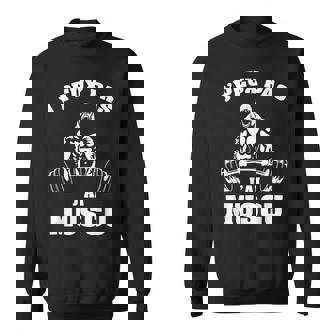 Je Peux Pas J'ai Muscu Musculation Gym Culturiste Gorille Sweater e - Cadeauxyz