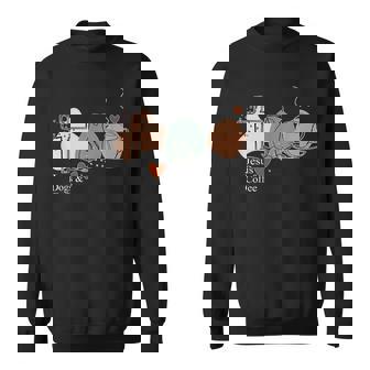 Jesus Dogs & Coffee Christian Jesus Dog Mom Women Sweatshirt - Thegiftio