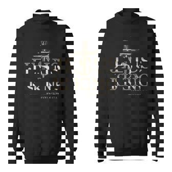 Jesus Is King Sweatshirt - Thegiftio