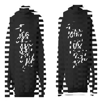 Jesus Loves Y'All Shirt Trust God Southern Gospel Church Sweatshirt Unisex | Mazezy