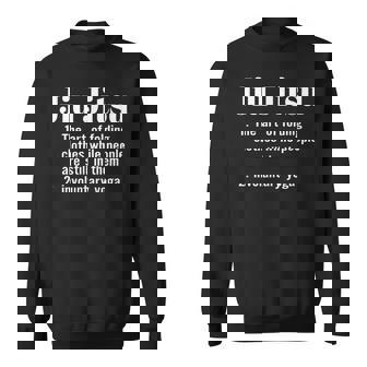 Jiu Jitsu Definition Sayings Martial Arts Sweatshirt Unisex | Mazezy