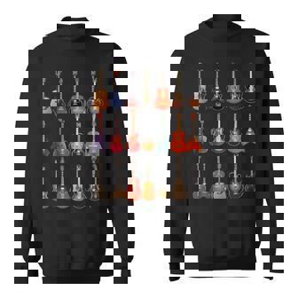 Jolie Chemise En Forme De Guitare Rock N Roll Avec Instruments De Musique Sweater e - Cadeauxyz