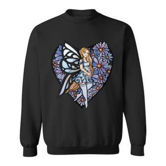 Jolie Fée Enceinte Avec Motif Fée Pâquerette Sweater e - Cadeauxyz