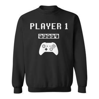Jugador 1 Jugador 2 Ready Player 4 Cargando Embarazox Camisa de entrenamiento - Regaloses