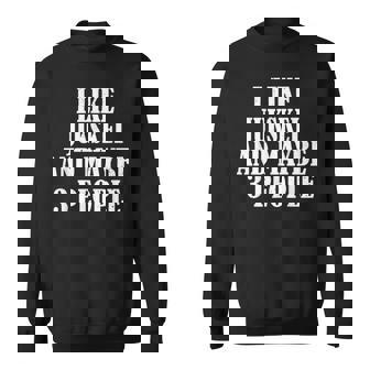 I LIKE JUKSKEI AND MAYBE 3 PEOPLE FUNNY Sweatshirt Unisex | Mazezy