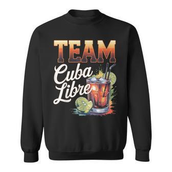 Junggesellinnenabschied Team Cuba Libre Cocktail Für Barkeeper Sweatshirt - Geschenkecke