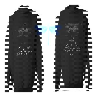 Just Libellule Tatouage Pour L'été Breathe Méditation Yoga Sweater e - Cadeauxyz
