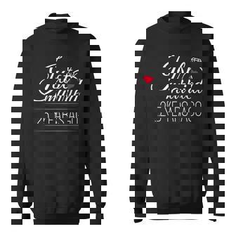 Just Married 25 Years Ago 25Th Wedding Anniversary Sweatshirt - Thegiftio