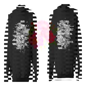 Just Pretty Watercolor Lush Pink Peonies Sweatshirt - Thegiftio