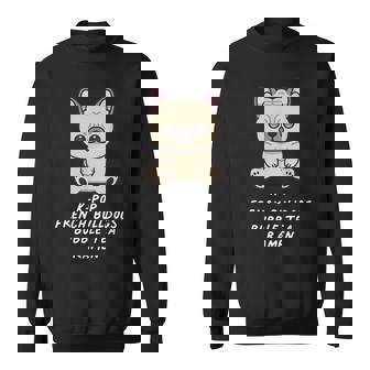 K-Pop French Bulldogs Bubble Tea Ramen Kawaii Dog Owner Sweatshirt Unisex | Mazezy