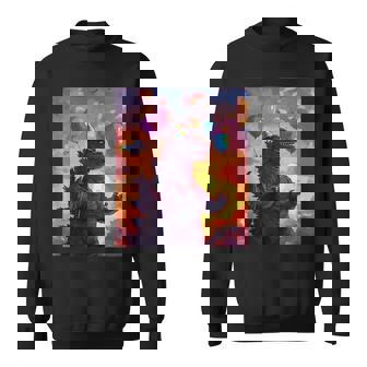 Kaiju Birthday Party Japan Monster Movie Bday Japanese Sweatshirt | Seseable FR